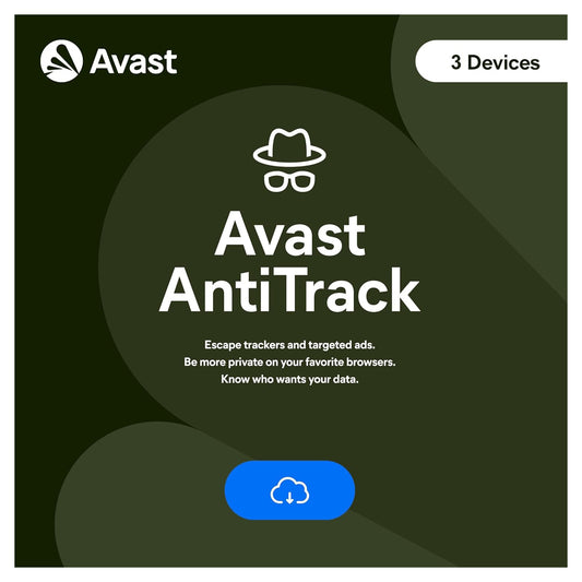 Avast AntiTrack Premium 3 Devices 1 Year Licence Key – Instant Download