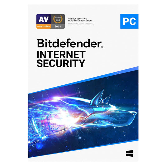 Bitdefender Internet Security, 3 Devices, 1 Year Licence Key