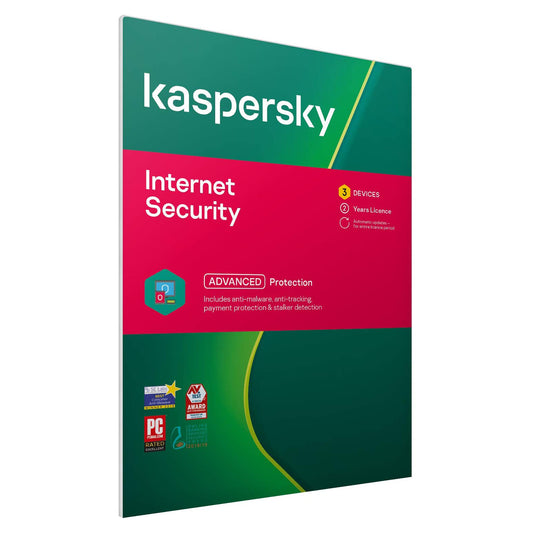 Kaspersky Internet Security, 3 Devices, 2 Years Licence Key