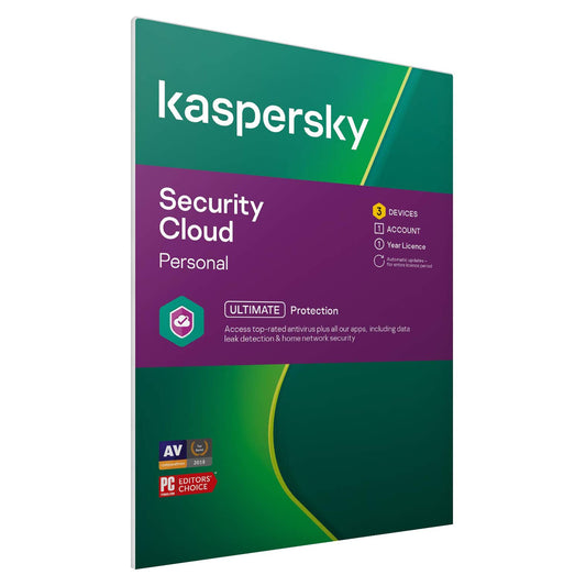 Kaspersky Security Cloud Personal, 3 Devices, 1 Year Licence Key