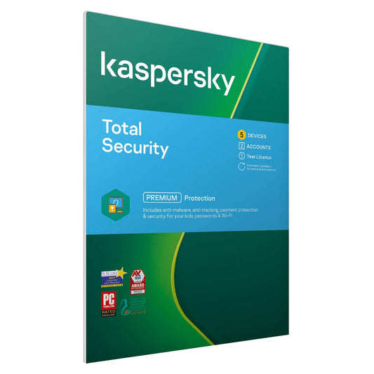 Kaspersky Total Security, 5 Devices, 1 Year Licence Key