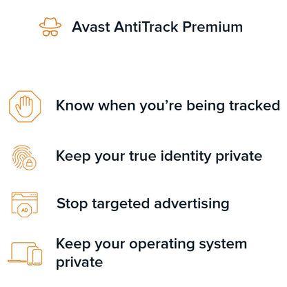 Avast AntiTrack Premium 3 Devices 1 Year Licence Key – Instant Download