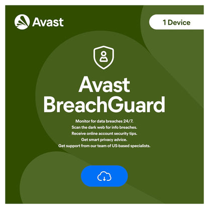 Avast BreachGuard 1 Device 1 Year Licence Key – Instant Download