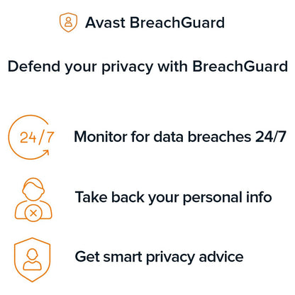 Avast BreachGuard 1 Device 1 Year Licence Key – Instant Download