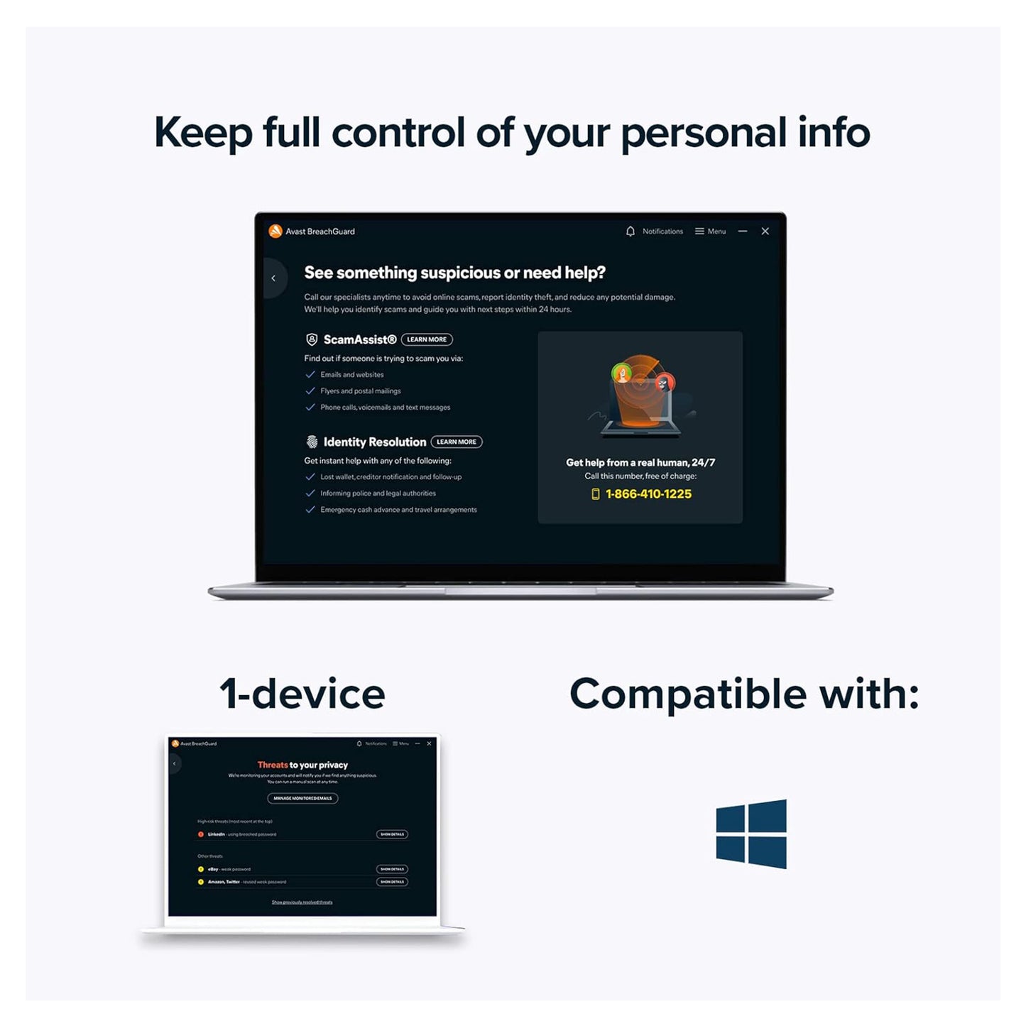 Avast BreachGuard 1 Device 1 Year Licence Key – Instant Download
