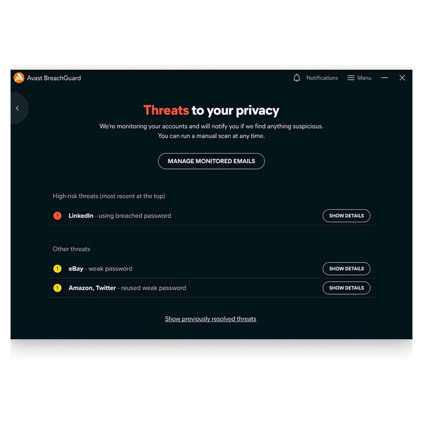 Avast BreachGuard 1 Device 1 Year Licence Key – Instant Download