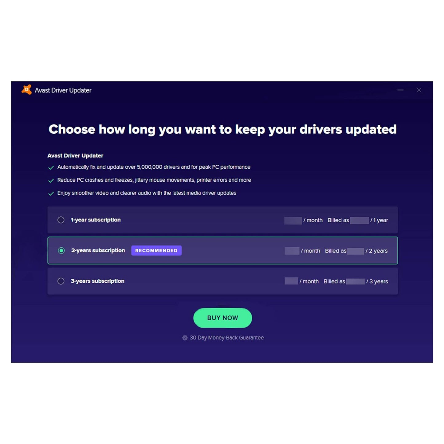 Avast Driver Updater 1 Device 1 Year Licence Key – Instant Download