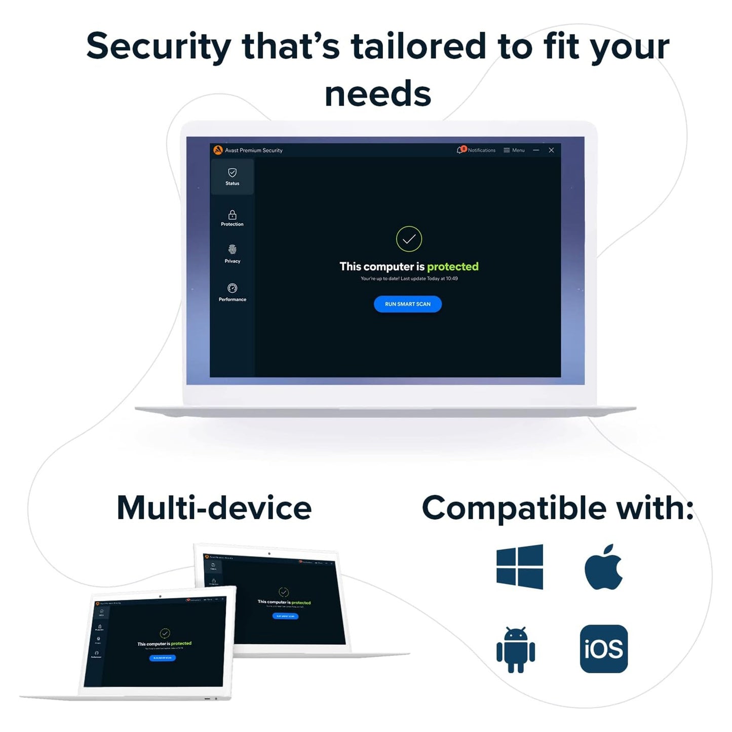 Avast Premium Security Antivirus 3 Devices 1 Year Licence Key – Instant Download