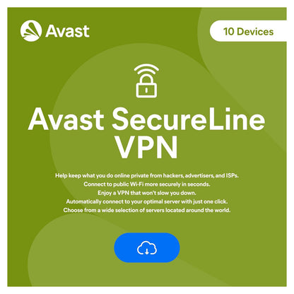 Avast SecureLine VPN 1 Device 1 Year Licence Key – Instant Download