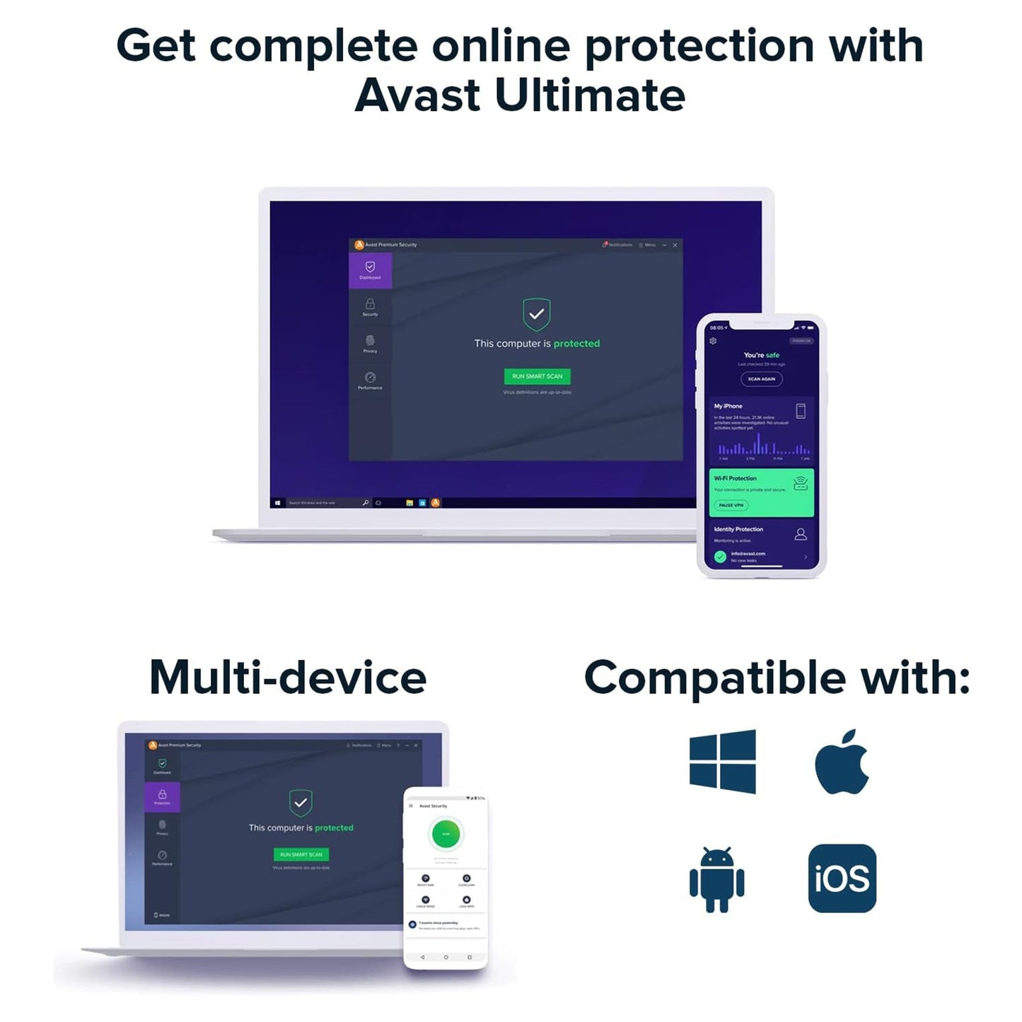 Avast Ultimate Suite Antivirus, 10 Devices, 1 Year Licence Key – Instant Download
