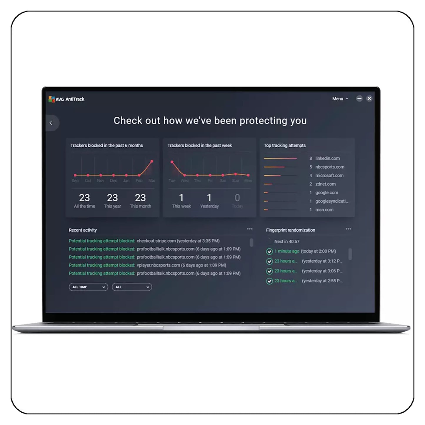 AVG AntiTrack 1 Device 1 Year Licence Key – Instant Download