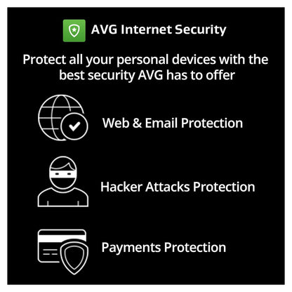 AVG Internet Security Antivirus 1 PC 2 Years Licence Key – Instant Download