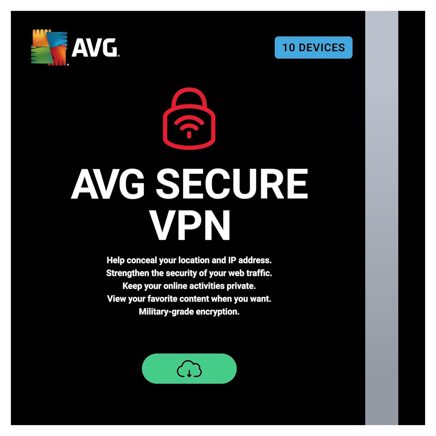 AVG Secure VPN 10 Devices 1 Year Licence Key – Instant Download