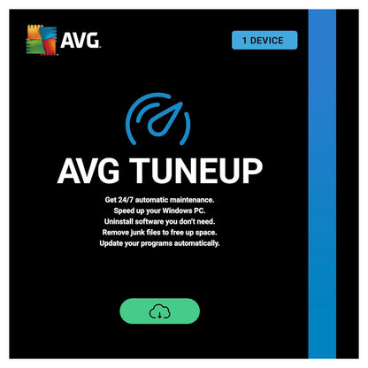 AVG TuneUp 1 Device 1 Year Licence Key – Instant Download