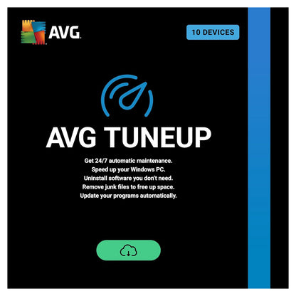 AVG TuneUp 10 Devices 2 Years Licence Key – Instant Download