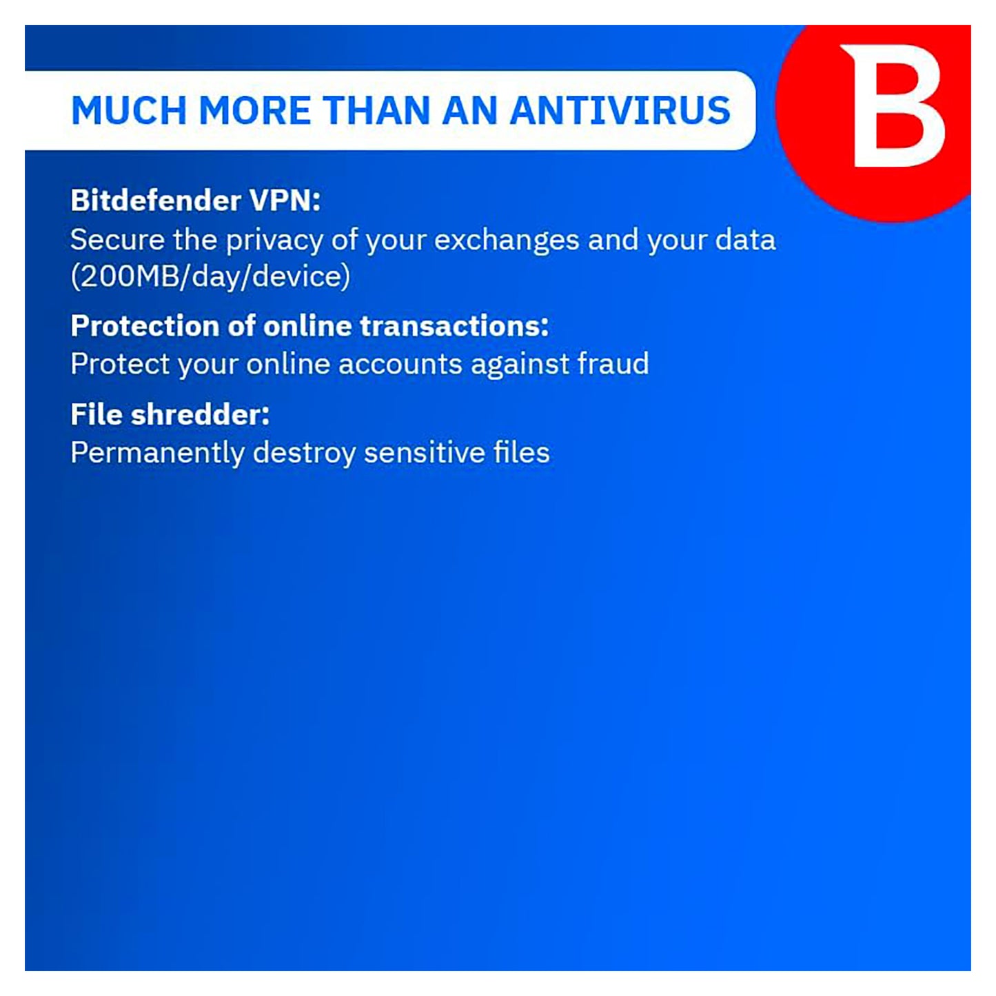 Bitdefender Antivirus Plus 3 PCs 1 Year Licence Key – Instant Download