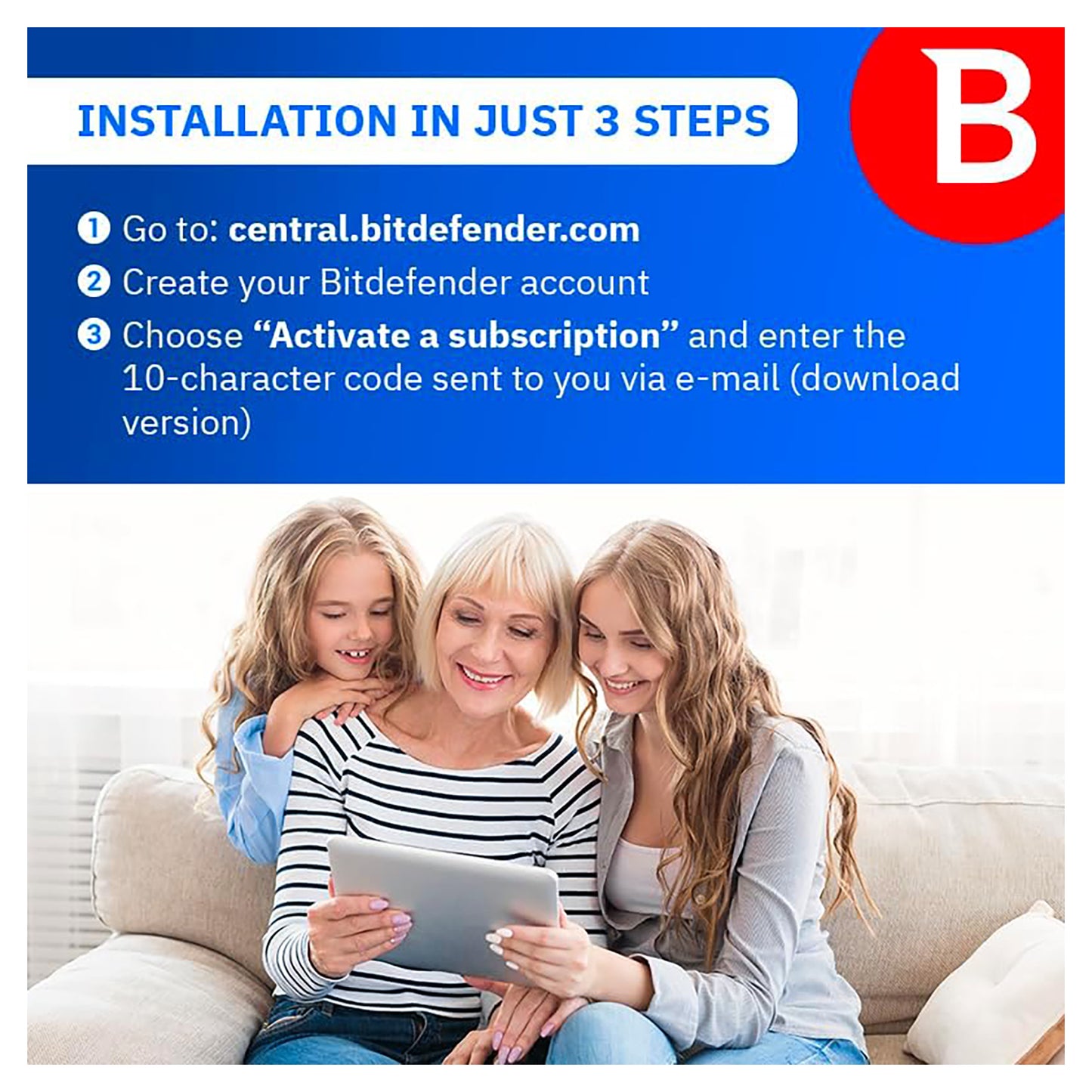 Bitdefender Total Security Antivirus 10 Devices 2 Years Licence Key – Instant Download