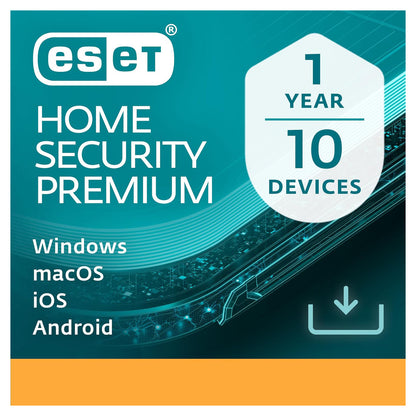 ESET Home Security Premium Antivirus 10 Devices 1 Year Licence Key – Instant Download