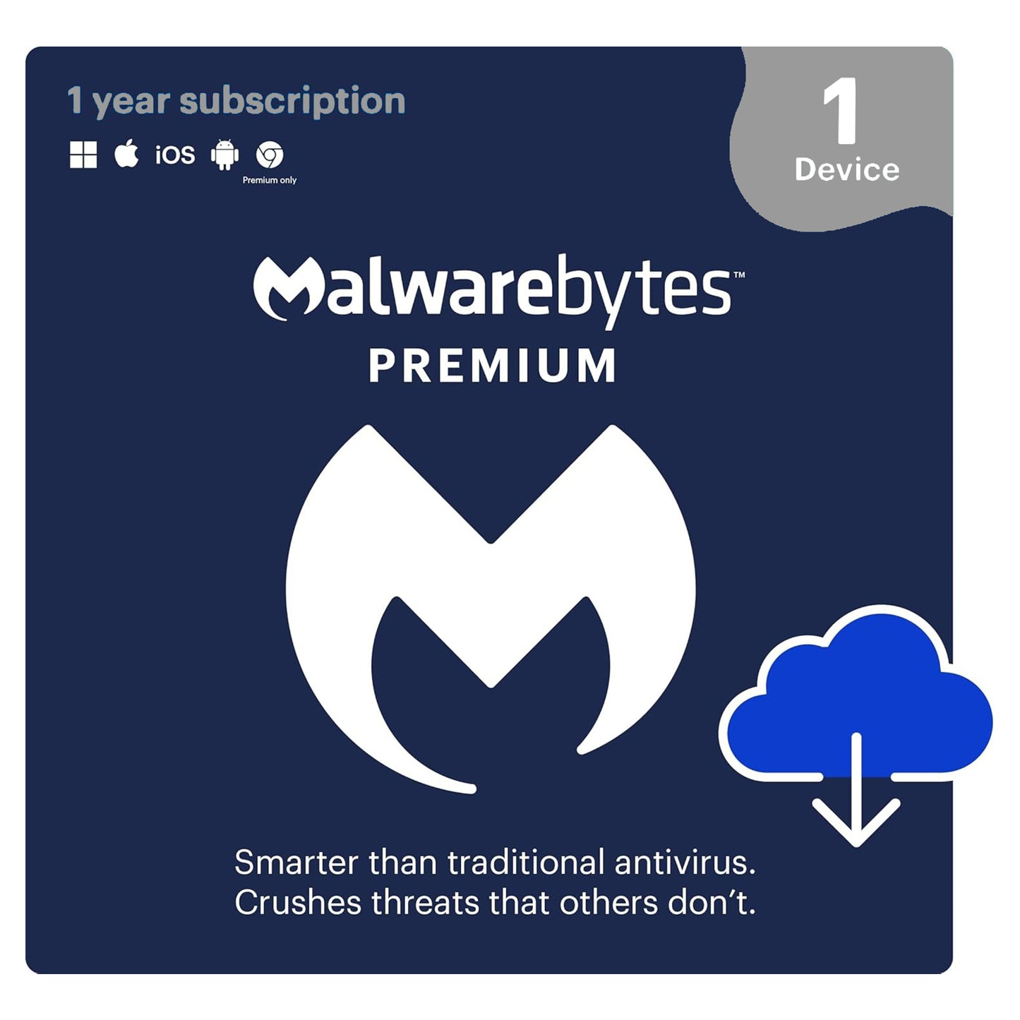 Malwarebytes Premium Standard 1 Device 1 Year Licence Key – Instant Download