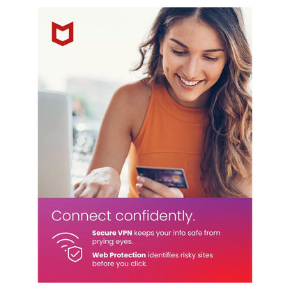 McAfee Total Protection Antivirus 3 Devices 1 Year Licence Key – Instant Download