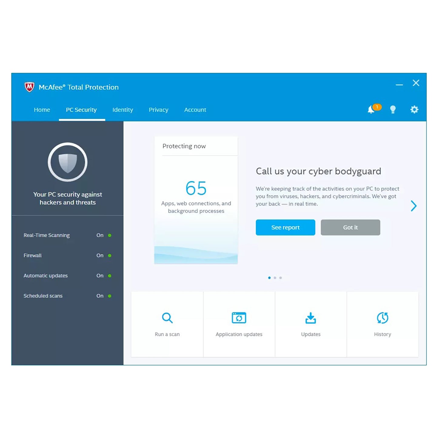 McAfee Total Protection Antivirus 3 Devices 1 Year Licence Key – Instant Download