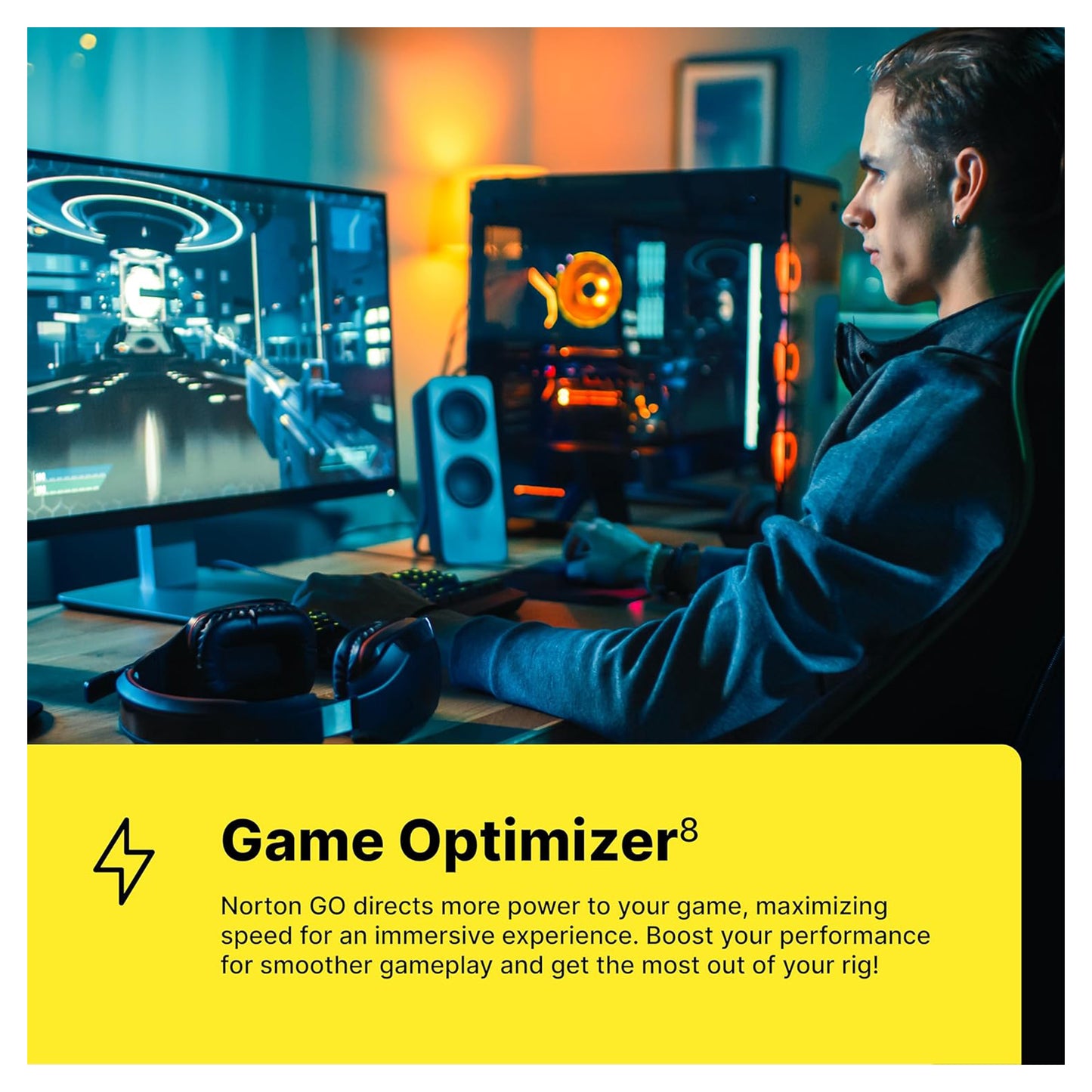 Norton 360 for Gamers Antivirus 3 Devices 1 Year Licence Key – Instant Download